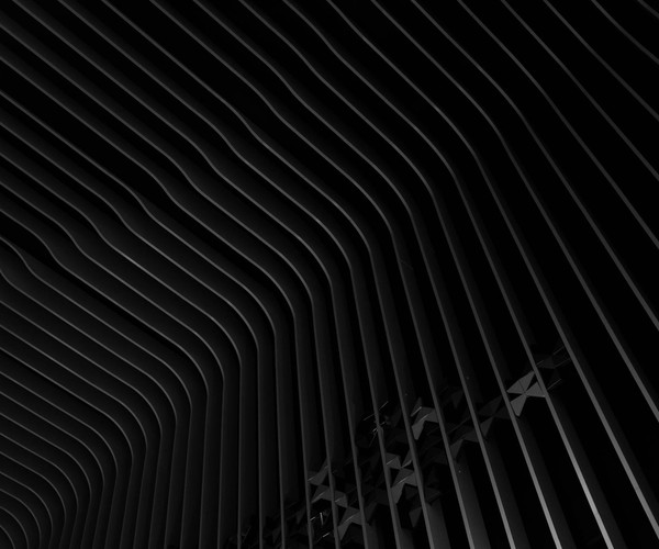 Abstract image featuring a dark, metallic, and patterned design with a captivating texture.